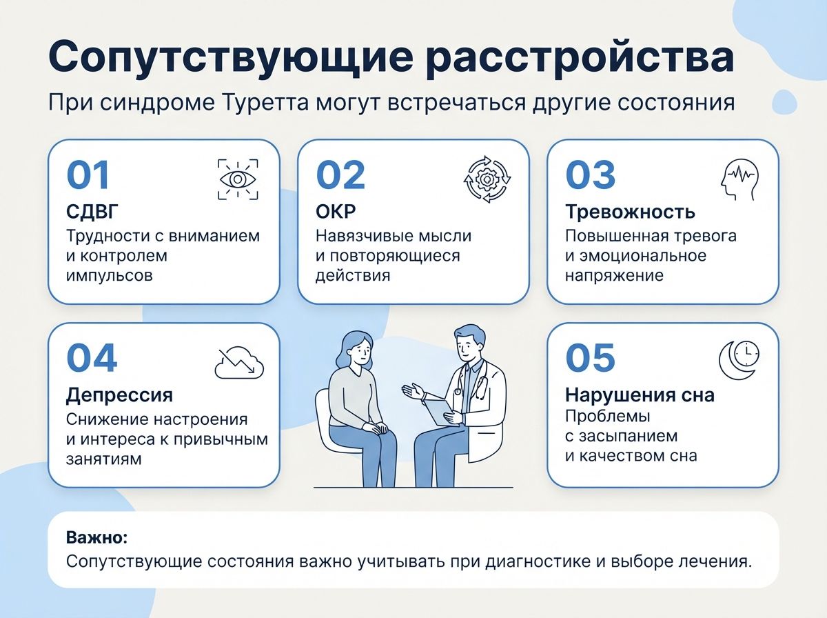 Лечение синдрома Туретта в Пушкине инфографика