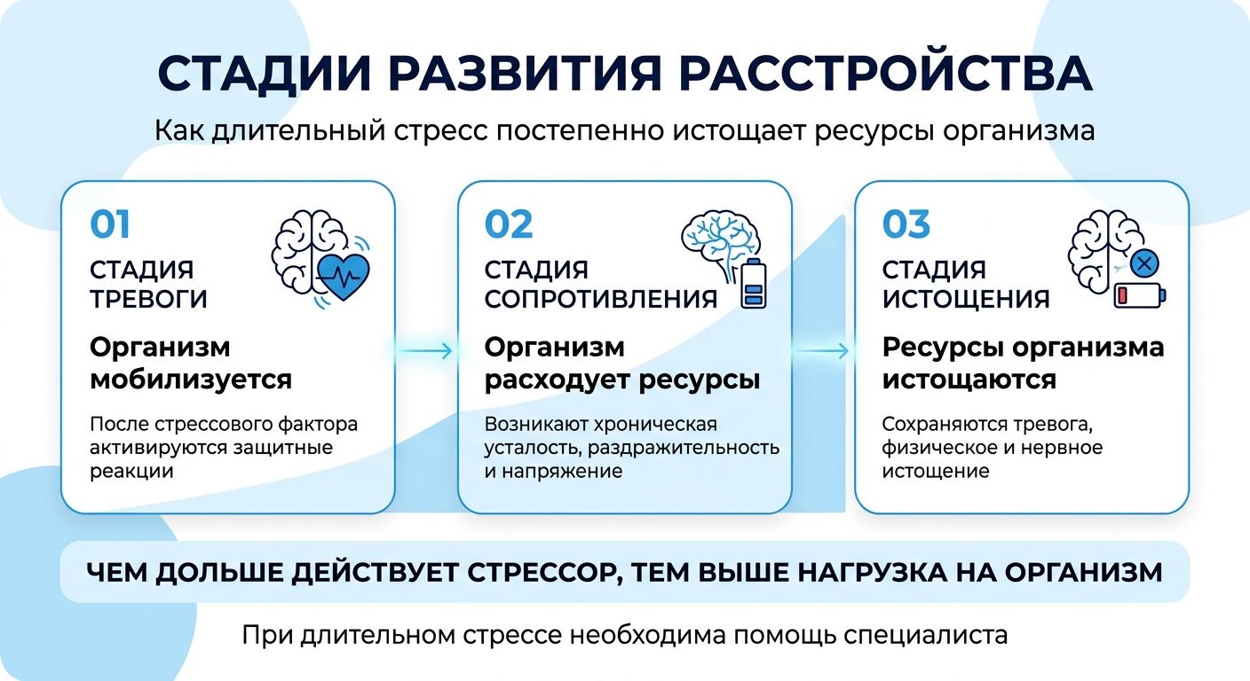 Лечение стресса в Пушкине инфографика